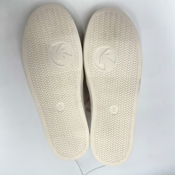 NWT BILLY Footwear LowTop Sneakers Big Girl White with Rainbow House Print - Picture 8 of 12